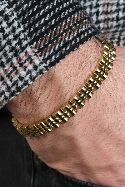 Jack Ferrero Men's Vip Steel Color Bracelet