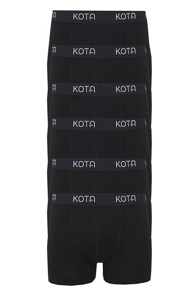 KOTA Ανδρικά μποξεράκια Lycra 6 τεμαχίων, βαμβακερά εύκαμπτα, άνετα, πολύχρωμα πόδια