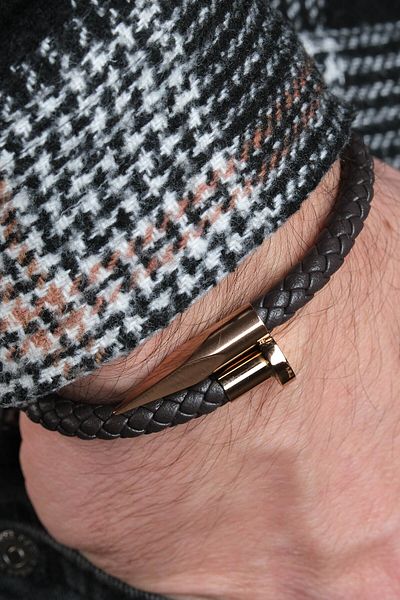 Jack Ferrero Men's Vip Steel Color Bracelet
