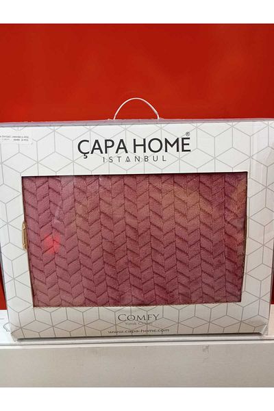 Çapa Home Double Persons Polar Premium Quality Multi-Purpose Patterned Pillow Covers Beddeck & Blanket 240X260