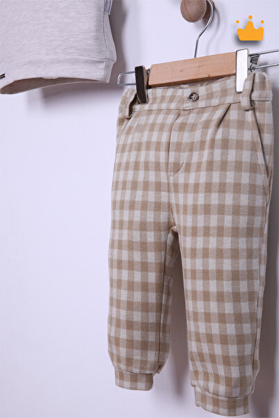 Babydola Stylish Premium Quality Combed Cotton Baby Boy Children's Festive Suit 13983