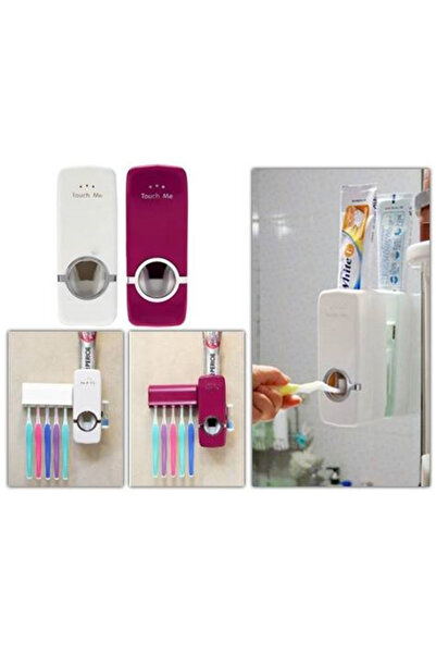 FırsatVar Duvara Monte Edilen Diş Macunu Sıkma Aleti Otomatik Sıkacak
