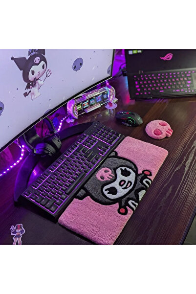 Juji Art Studio Cartoon Anime Klavye Halısı - Kişiye Özel Klavye Destek Halıs...