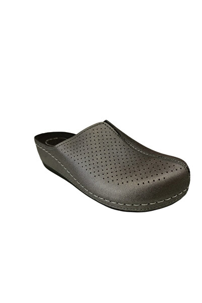 BENTO 15050 Platinum Closed Toe Anatomical Women's Slippers