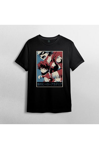 Pixxa Μπλουζάκι My Hero Academia Crew Neck 100% βαμβακερό - Μοντέλο 6
