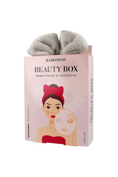 Baroness Baronka Beauty Box Set: Čelenka + 2 masky