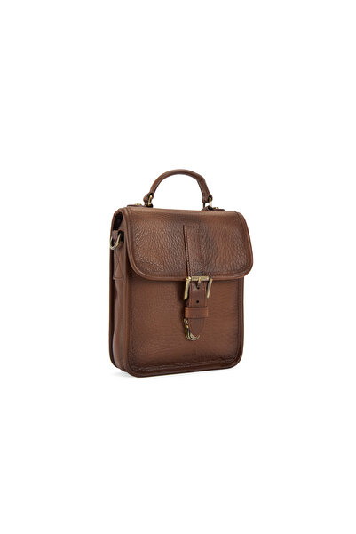 Desa Marcel Kahve Erkek Vintage Deri Postacı Çantası