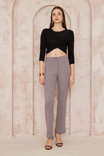 Keshka Women's High Waist Straight Pants