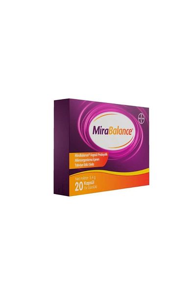 Bayer Mirabalance Capsule Probiotic 20 Capsules 8699546159536