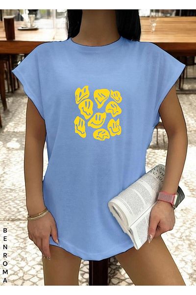 BENROMA 1 tricou este un cadou pentru achiziții de 6 și mai sus în coș - tricou fără mâneci imprimat