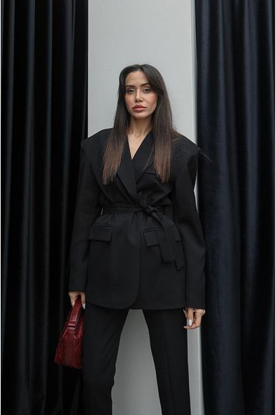 Havoş Black Margo Lacing Detailed Set