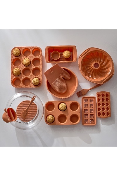 Home Box Avon 12-Cup Silicone Muffin Pan - 32x24x3 cm