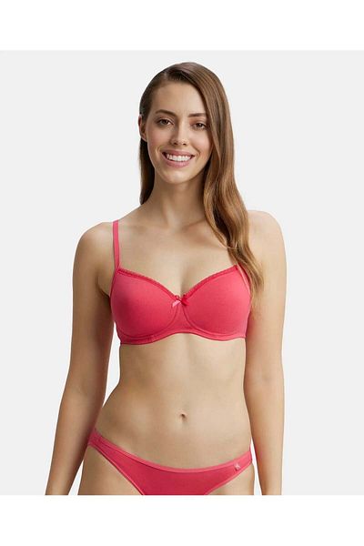 JOCKEY Essence Soft Cup Padded Bra 1723-01 Red