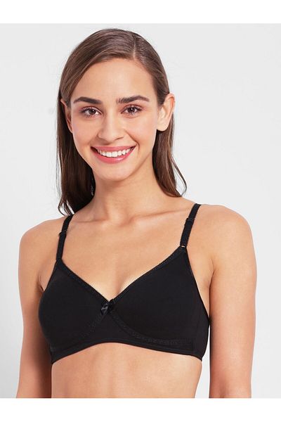 JOCKEY Essence Seamless Crossover Bra 1721-01 Black