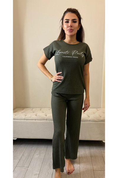 Mis Short Sleeve Comfortable Pajama Set
