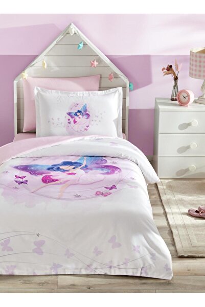 Özdilek طقم غطاء لحاف مرن فردي من Ranforce - Fairy Girl