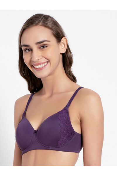 JOCKEY Soft Wonder Non Wired T-shirt Bra 1816-01 Purple