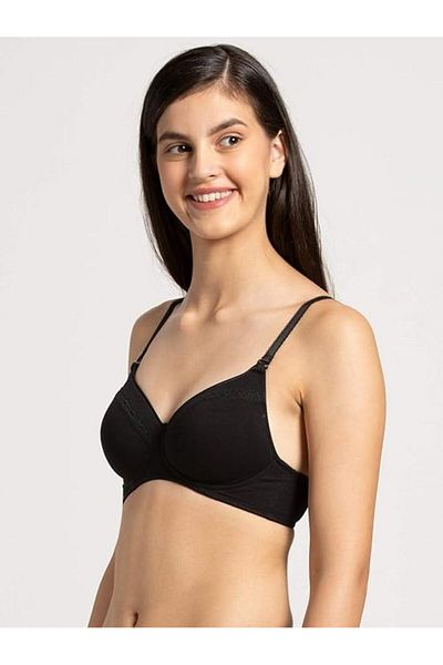 JOCKEY Essence Full Coverage Non Wired T Shirt Bra FE25-01 Black