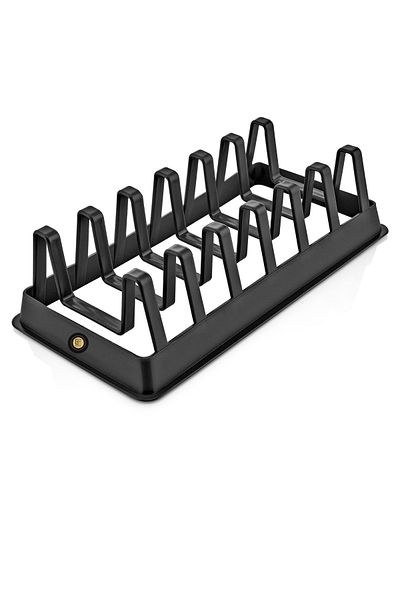 QNİAY Pot Lid Organizer 6 Compartments Pot Lid Plate Organizer Organizer Rack in Cabinet Q90