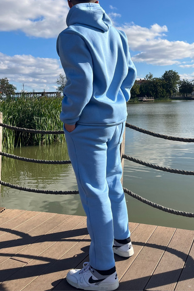 ruNadeS Ανδρικό Σετ Φούτερ Soft Relaxed Fit Legged Door