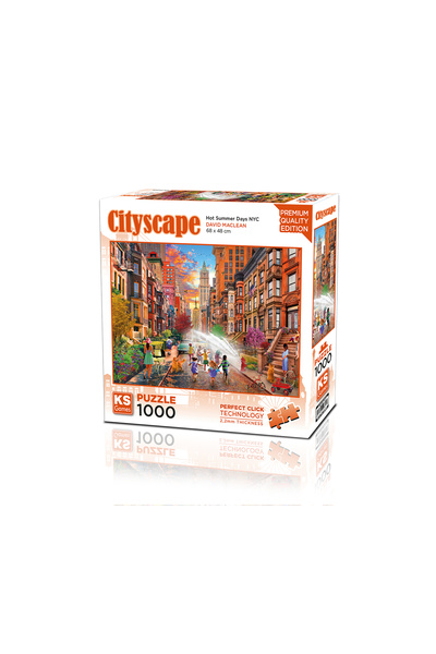 Ks Games Hot Summer Days NYC 1000 Parça Puzzle
