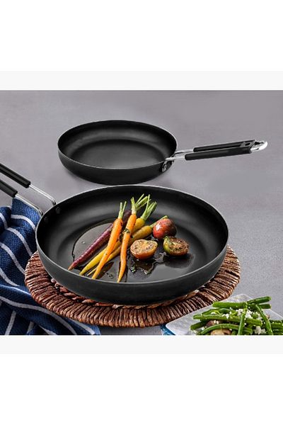 Home Box Ferric Wrought Iron Fry Pan - 24 cm