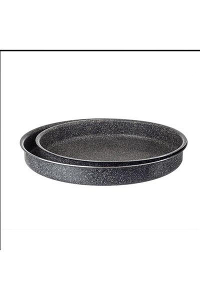 Dania A set of round oven trays from Newflon, size 34-38 cm