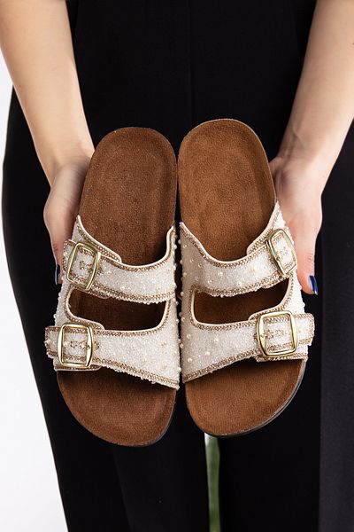 Slipcat Pien Double Buckle Stylish Daily Full Orthopedic Slippers