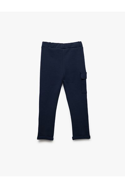 Koton Cotton Pocket Detailed Lace-Up Waist Trousers Look Sweatpants