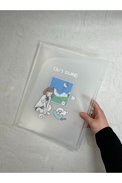 Kağıt Gemi Dükkan Lily’s Island Sevimli Köpekçik 6 Bölmeli Bir Fermuarlı A4 D...