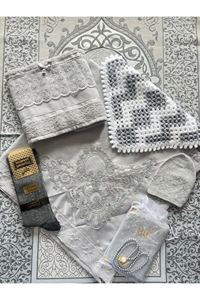 Şatilli Handmade Çeyizlik hediyelik bohça damat kayınbaba gri bohça tafta sec...