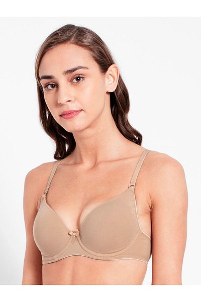 JOCKEY Essence Full Coverage T-Shirt Bra - 1245-01 Beige