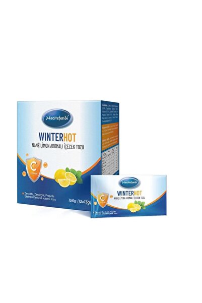 Mecitefendi Winterhot Nane Limon Aromalı Içecek Tozu 13 gr * 12 Şase