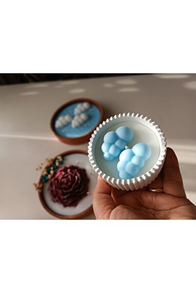 AnatoliaCandles Taş Kapta Bulut Soya Mum