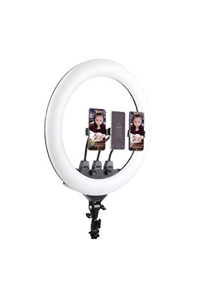 Nettech AZB-F488 Telefon-Kamera Tripodu Youtube-TikTok-Makyaj 20 inç Ring Light
