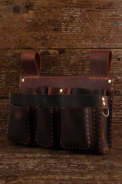 SUMRA Handmade 100% Genuine Calfskin Tool Belt 26cm X 16cm Sm-E-0018