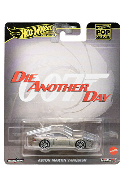 HOT WHEELS Premium Pop Culture Aston Martin Vanquish (1/64) 007 James Bond Die Another Day