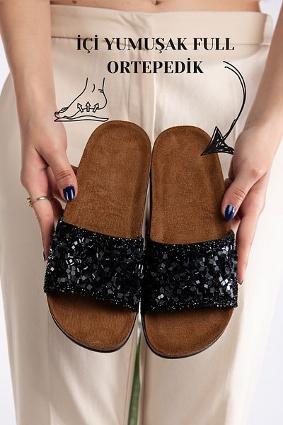 Slipcat Pien Flat Gova Buckle Stylish Daily Full Orthopedic Slippers