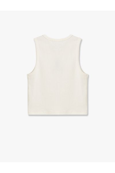 Koton College Printed Sleeveless Crew Neck Tank Top