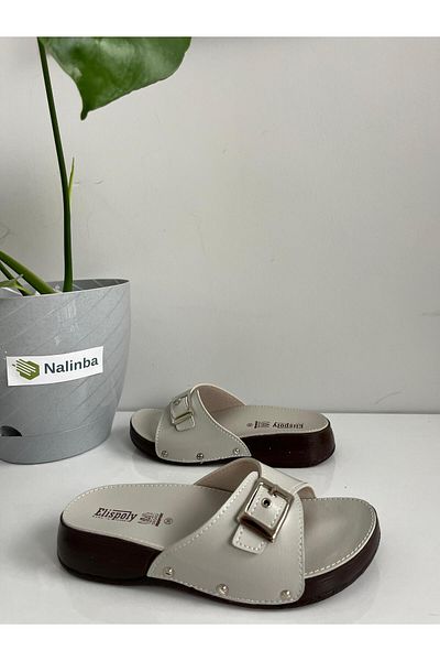 ElisPoly Full Orthopedic Adjustable Single Buckle Mother Slippers