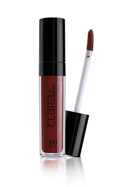 Clara Line Lipcream Matte Kiss Proof HD Effect 412 Deep Plum