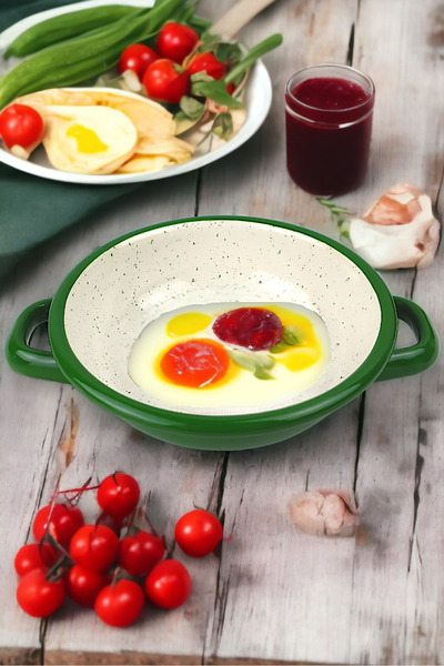 İnci Emaye No. 16 Enamel Sahan, Serving, Food Camping, Picnic, Dowry