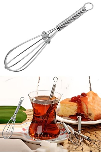 FırsatVar Çırpıcı Karıştırıcı Tel Çay Kahve Karıştırıcı Mini Çay Kaşığı
