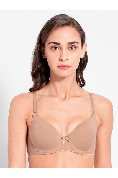 JOCKEY Essence Full Coverage T-Shirt Bra - 1245-01 Beige