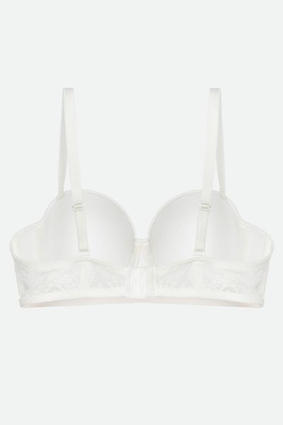 koza iç giyim Women's Unpadded Lez Lace Unpadded Strapless Bra