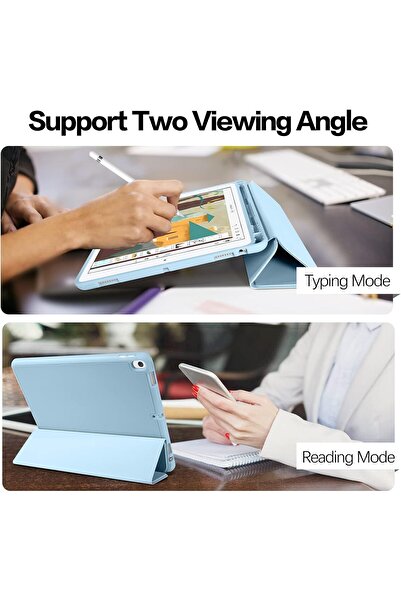 AWH حافظة لجهاز iPad Air مقاس 10.5 بوصة (الجيل الثالث) / iPad Pro مقاس 10.5 بوصة مع حامل قلم وخاصية السكون/التنشيط التلقائي