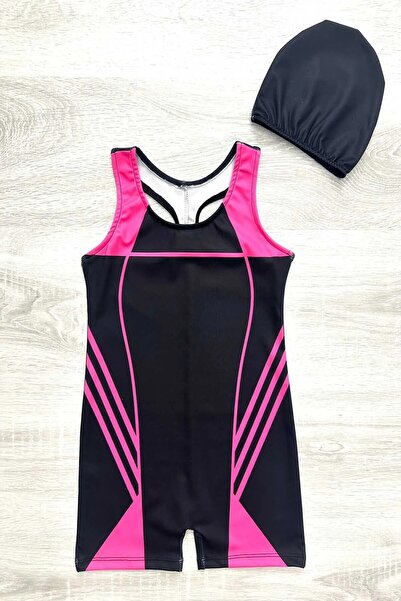 RONYPONY BONELİ Yüzücü Şortlu Kız Çocuk Mayo