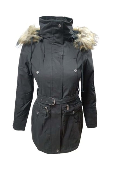 Bellisima Tmberline Tb3438 Kadın Gabardin Kapüşonlu İçi Kürklü Mont - Tb3438 ...