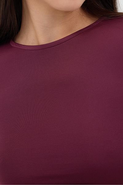 Addax Crew Neck Long Sleeve Basic Blouse B0074-G1