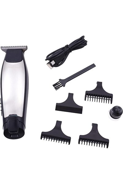 Davena ماكينة قص الشعر وتشذيب الشعر 4 في 1 DV-119، فضي